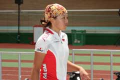合宿の紅一点、和田見選手。がんばれ!