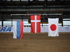 日の丸が!