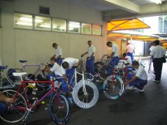 自転車の組立
