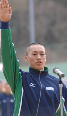 内田玄希生徒による選手宣誓