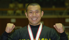 優勝した増原正人生徒