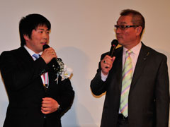 中野さんと深谷選手のトークショー