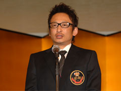 山口幸二選手の受賞の挨拶