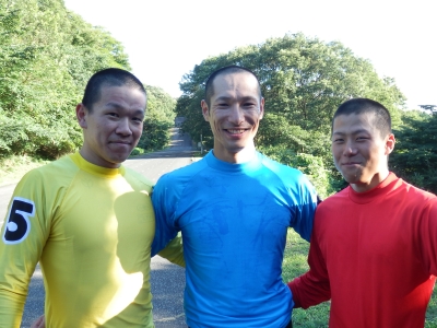 BEST3　※左から、日野生徒、杉森生徒、野原生徒