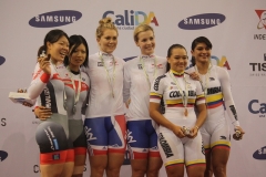 女子チーム・スプリント銀メダル