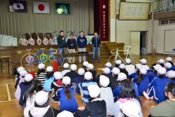 久之浜第一小学校訪問