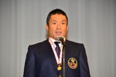 武田選手の御礼の挨拶