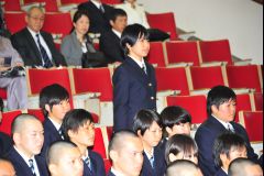 入学式の模様