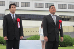 （左から）古見選手・宮本選手