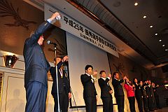 中村敦夫様による乾杯ご発声