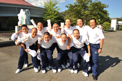 優勝した第107回生（男子）2組