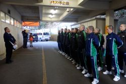 展示訓練の講評をいただく