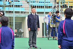 滝澤学校長の訓辞