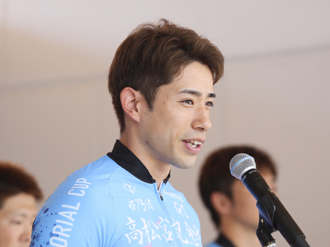 青龍賞2番車、新山響平選手