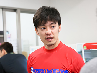 山中秀将選手