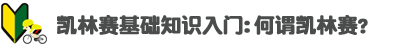 凯林赛基础知识入门:何谓凯林赛?
