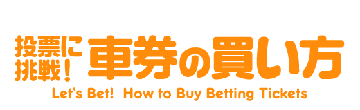 投票に挑戦！車券の買い方